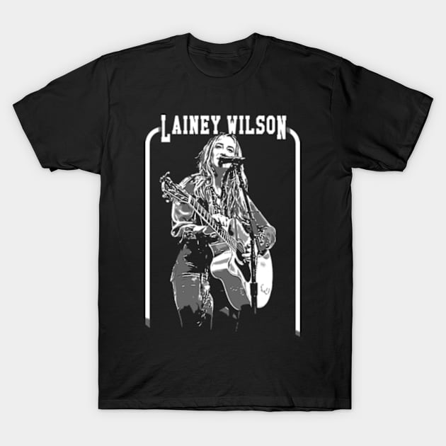 lainey wilson vintage art T-Shirt by jerrysanji